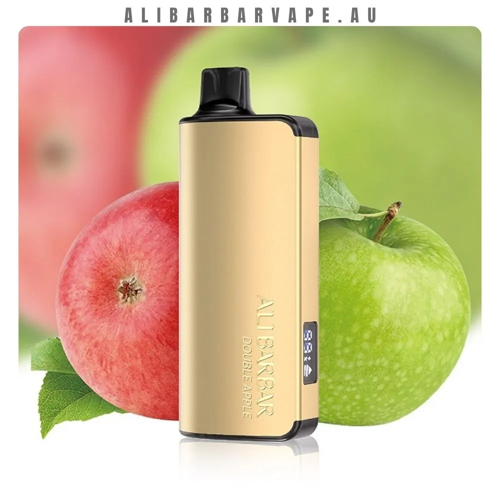 ALIBARBAR-INGOT-9000-Puffs-Doubl ALIBARBAR INGOT 9000 Puffs Double Apple - Image 1