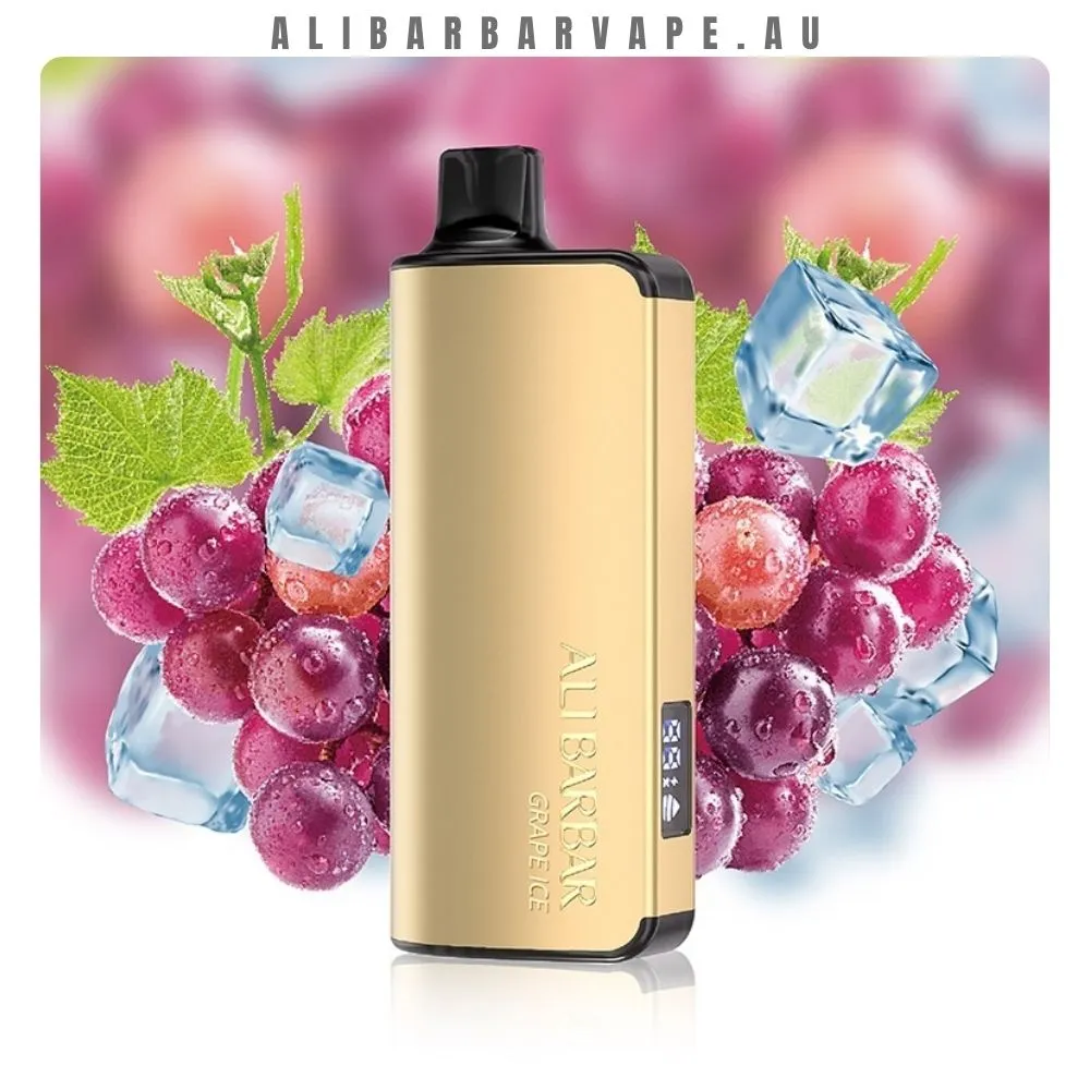 ALIBARBAR-INGOT-9000-Puffs-Grape (1) ALIBARBAR INGOT 9000 Puffs Grape Ice - Image 1