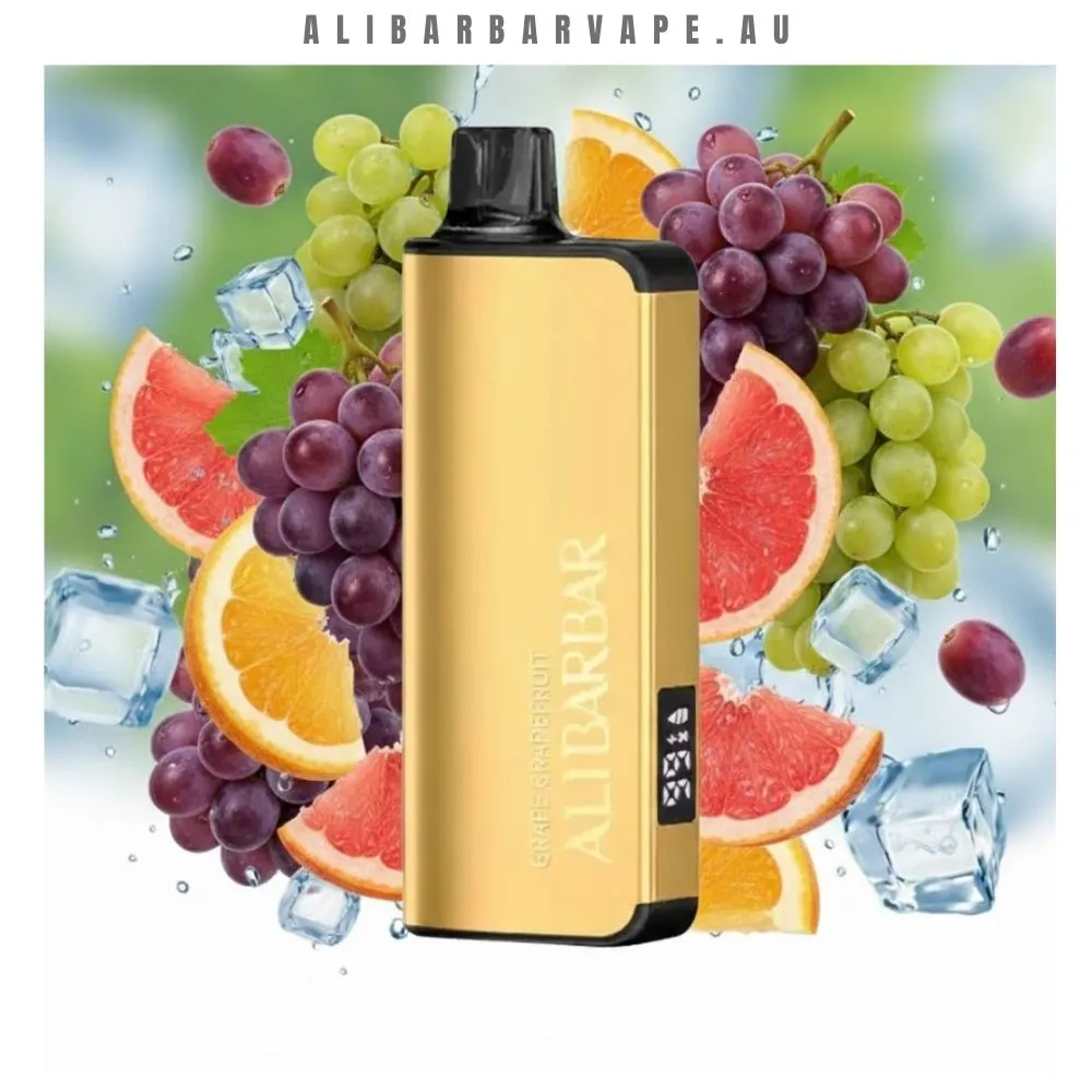ALIBARBAR-INGOT-9000-Puffs-Grape ALIBARBAR INGOT 9000 Puffs Grape Grapefruit - Image 1