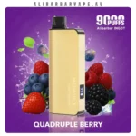 ALIBARBAR INGOT 9000 Puffs Quadruple Berry