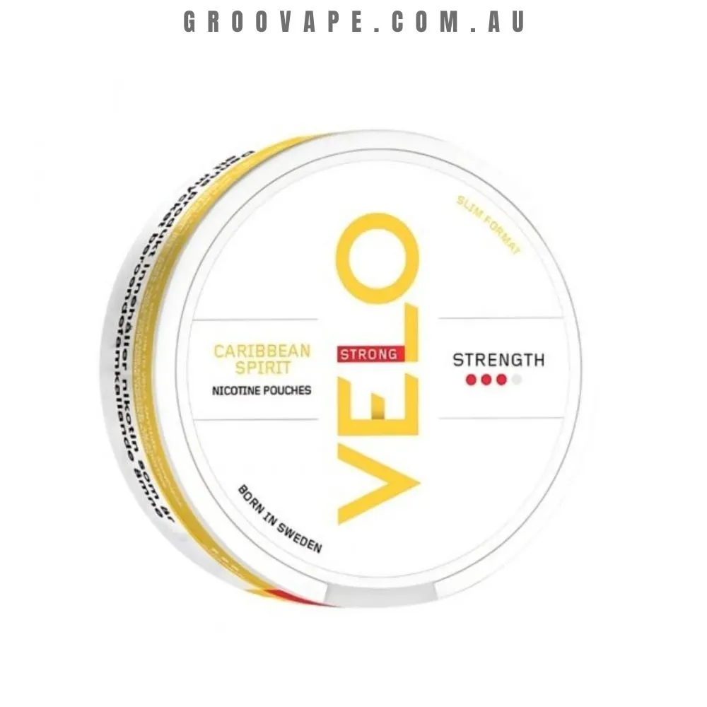 Velo-Nicotine-Pouches-Caribbean Velo Nicotine Pouches Caribbean Spirit Strong - Image 1